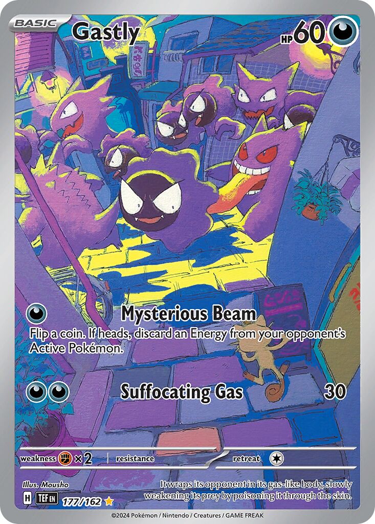 Gastly 177/162 — Temporal Forces (English Pokémon TCG card)