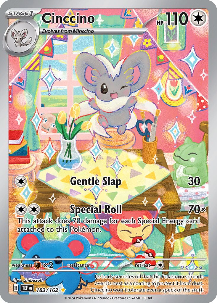 Cinccino 183/162 — Temporal Forces (English Pokémon TCG card)
