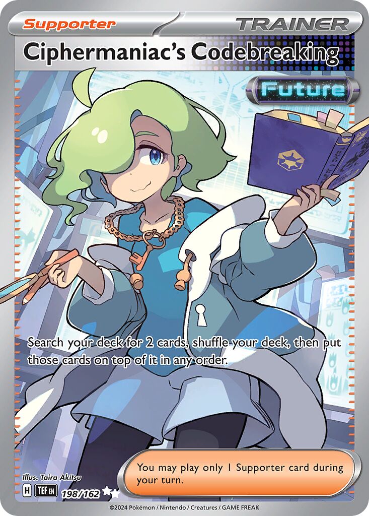 Ciphermaniac's Codebreaking 198/162 — Temporal Forces (English Pokémon TCG card)