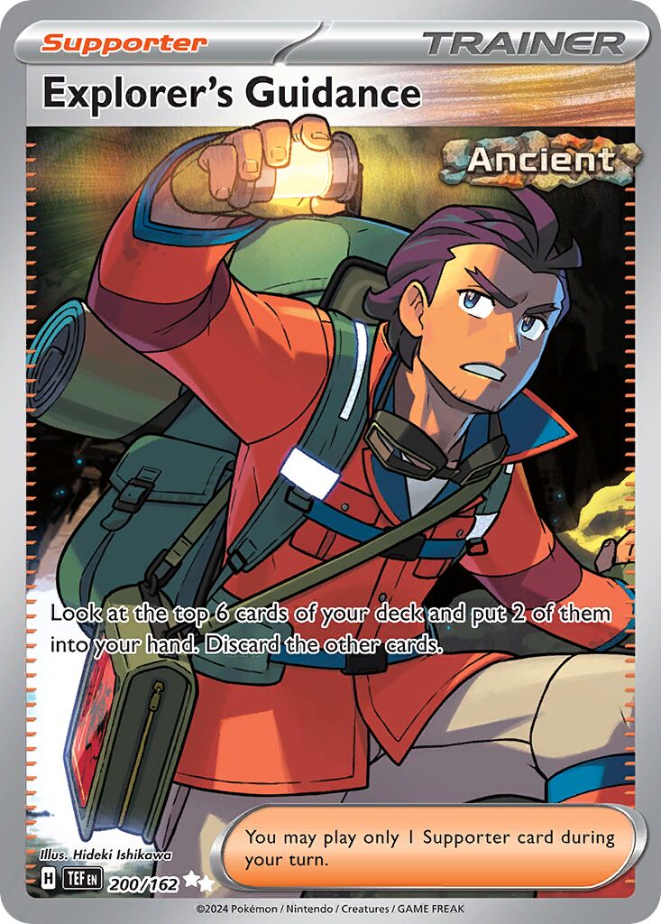 Explorer's Guidance 200/162 — Temporal Forces (English Pokémon TCG card)