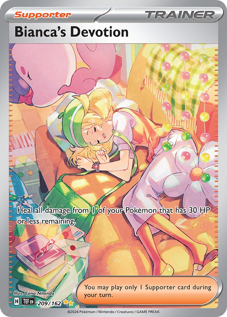 Bianca's Devotion 209/162 — Temporal Forces (English Pokémon TCG card)