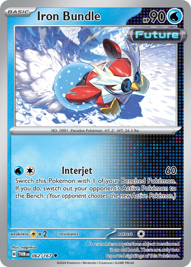 Iron Bundle 062/167 — Twilight Masquerade (English Pokémon TCG card)