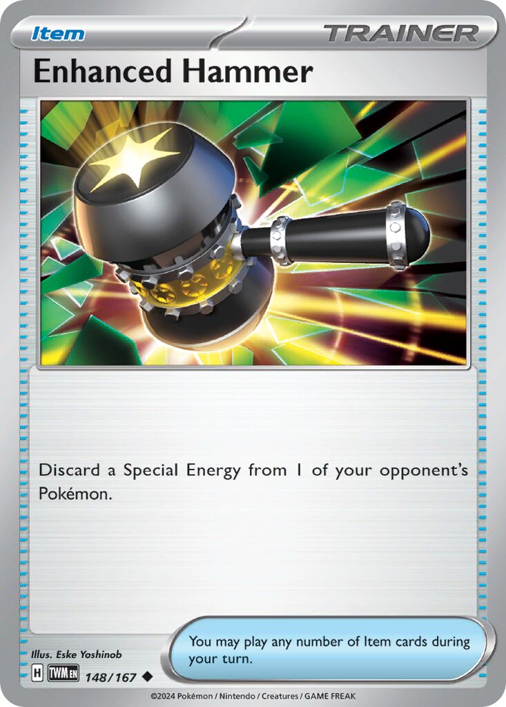Enhanced Hammer 148/167 — Twilight Masquerade (English Pokémon TCG card)
