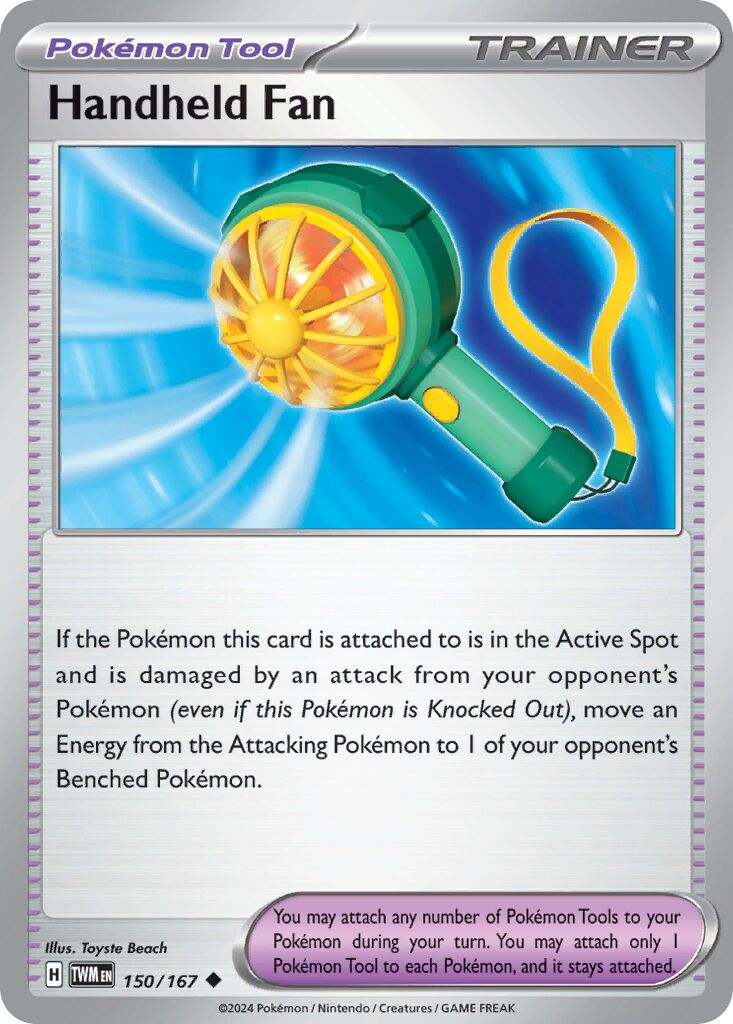 Handheld Fan 150/167 — Twilight Masquerade (English Pokémon TCG card)