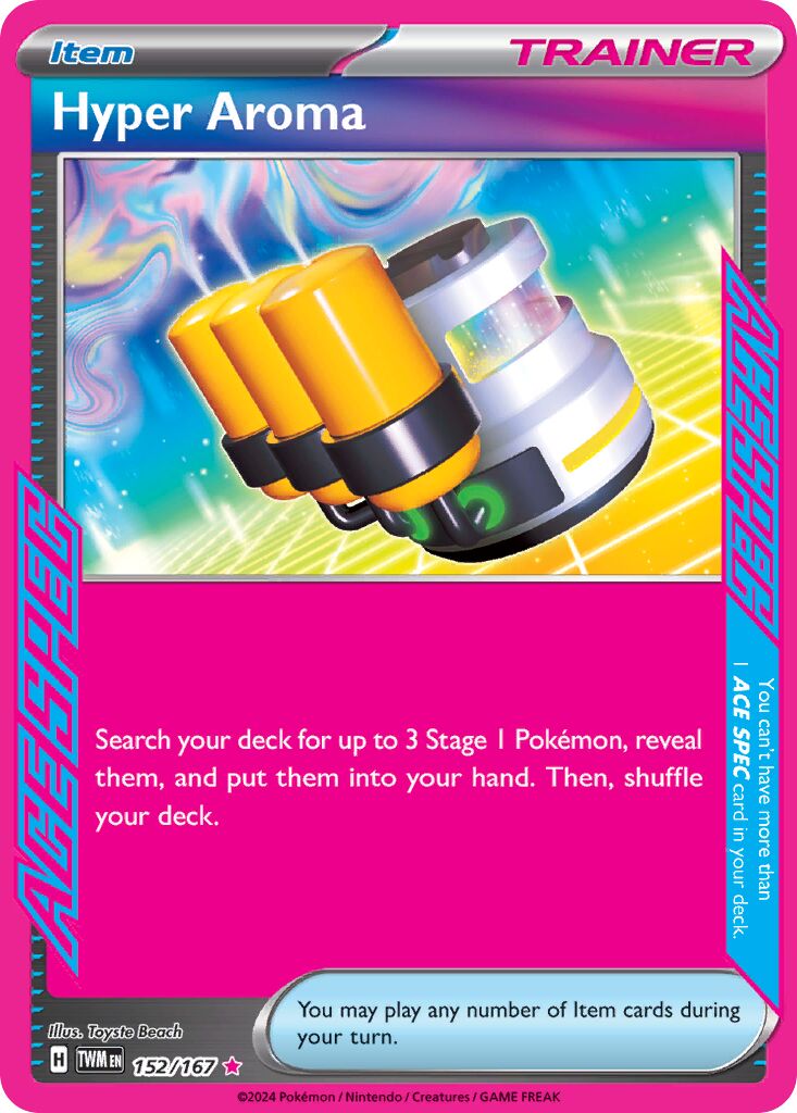 Hyper Aroma 152/167 — Twilight Masquerade (English Pokémon TCG card)