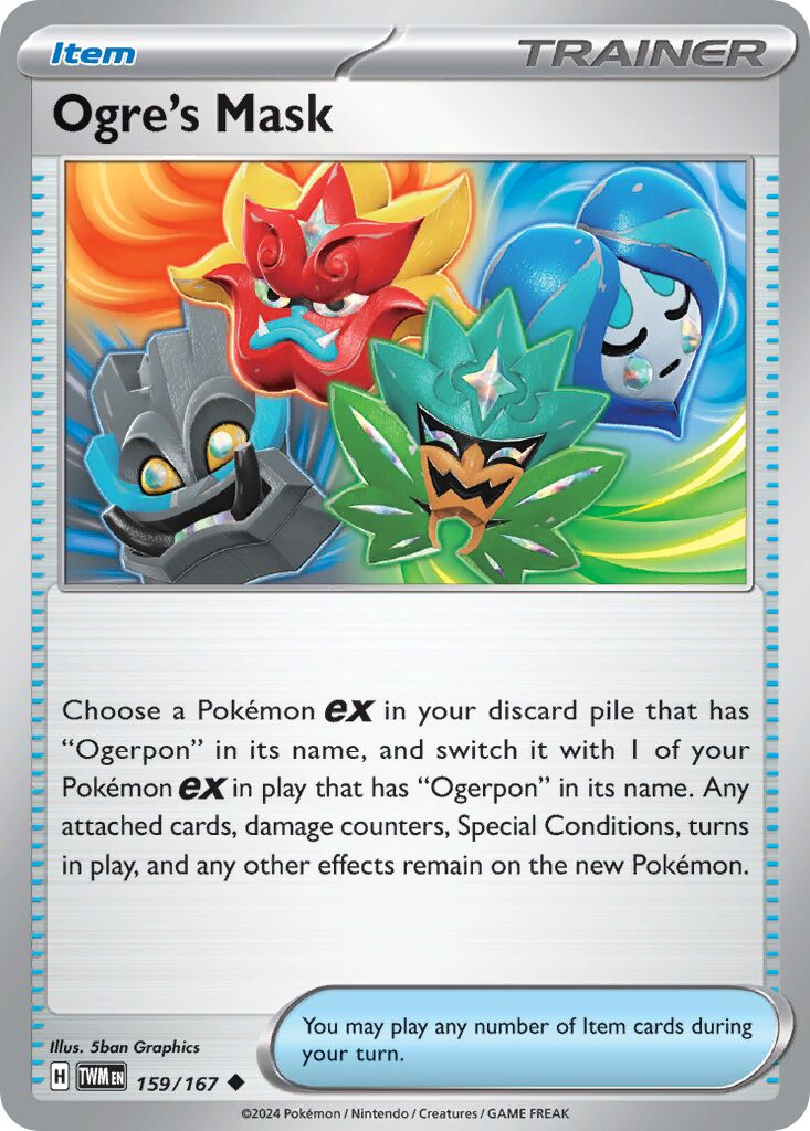 Ogre's Mask 159/167 — Twilight Masquerade (English Pokémon TCG card)