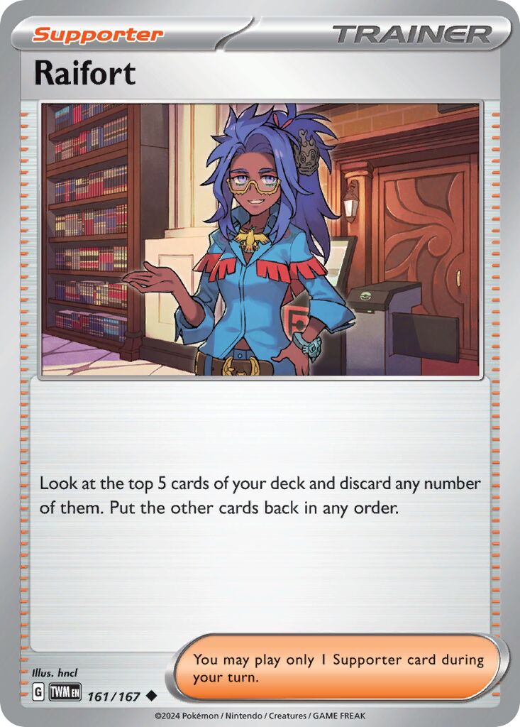 Raifort 161/167 — Twilight Masquerade (English Pokémon TCG card)