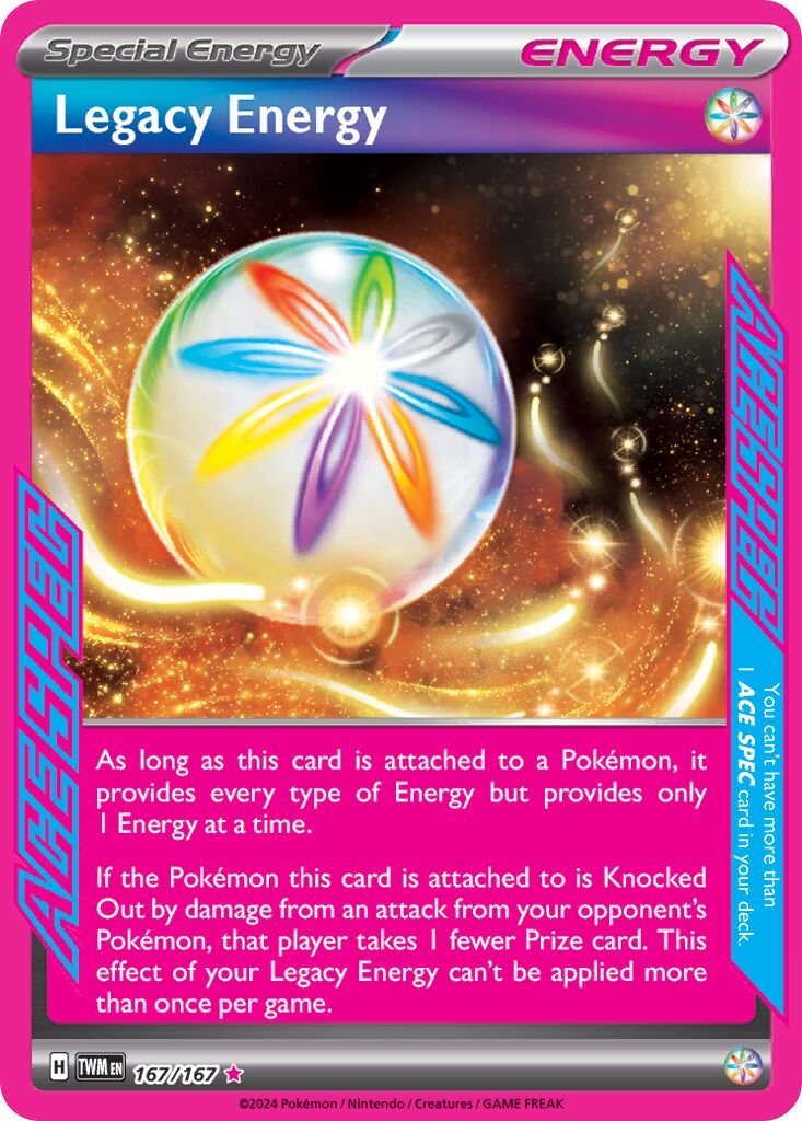 Legacy Energy 167/167 — Twilight Masquerade (English Pokémon TCG card)