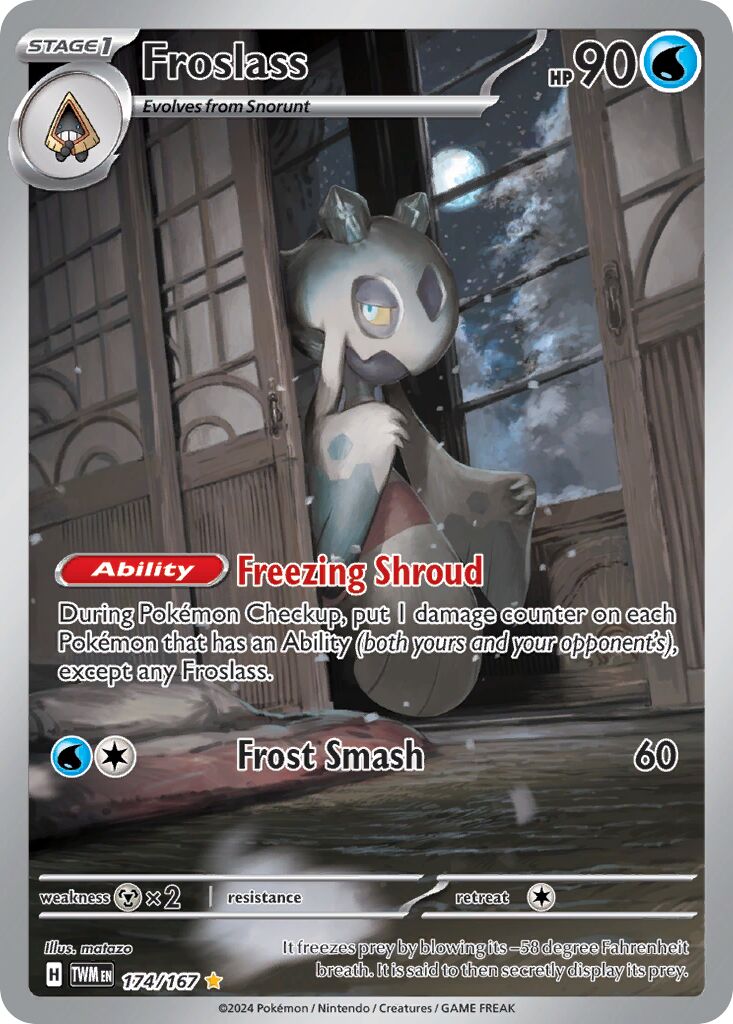 Froslass 174/167 — Twilight Masquerade (English Pokémon TCG card)