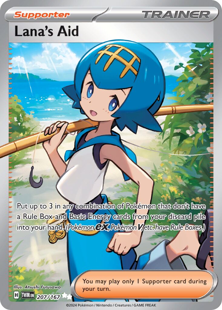 Lana's Aid 207/167 — Twilight Masquerade (English Pokémon TCG card)