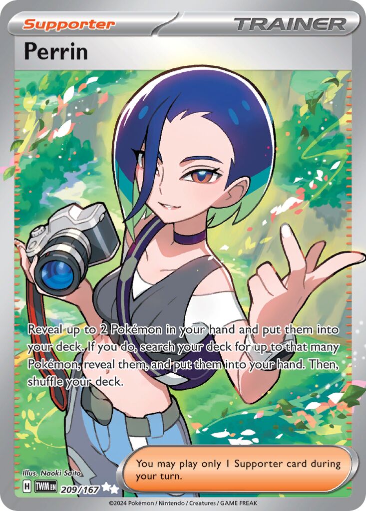 Perrin 209/167 — Twilight Masquerade (English Pokémon TCG card)