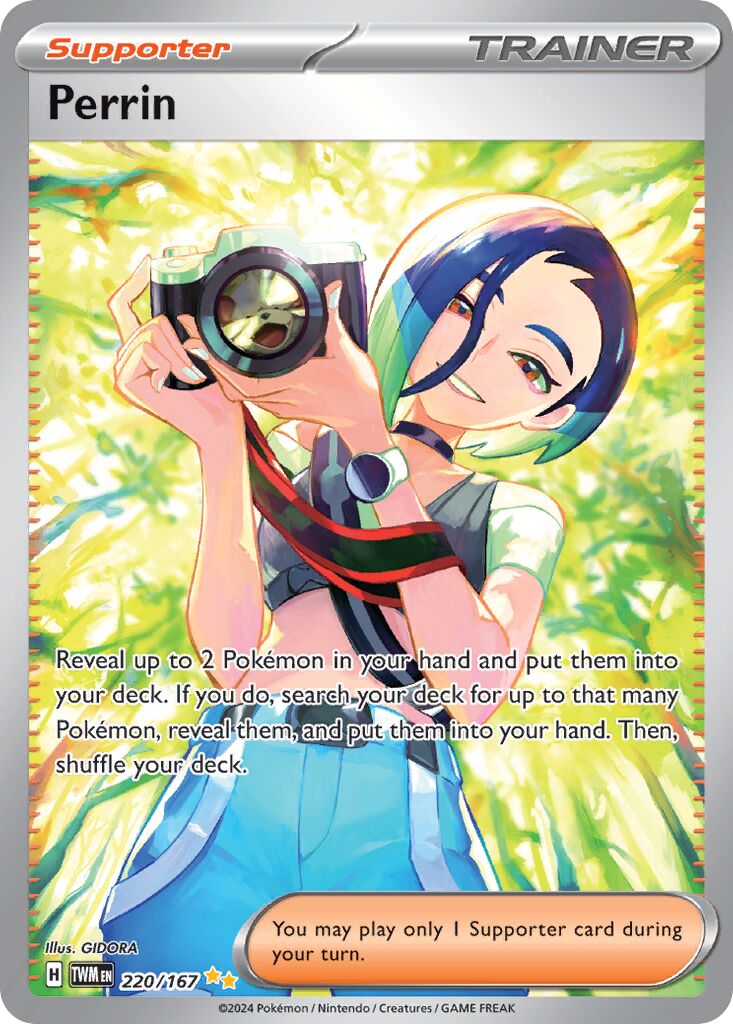 Perrin 220/167 — Twilight Masquerade (English Pokémon TCG card)