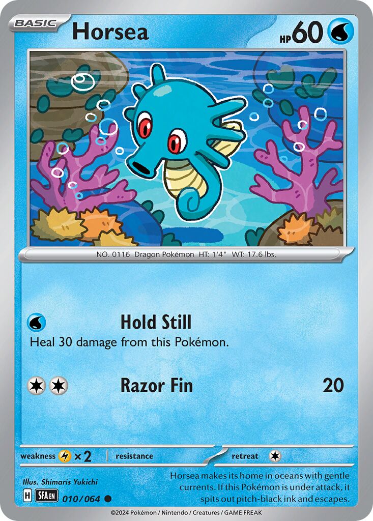 Horsea 010/64 — Shrouded Fable (English Pokémon TCG card)
