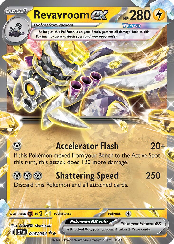 Revavroom ex 015/64 — Shrouded Fable (English Pokémon TCG card)