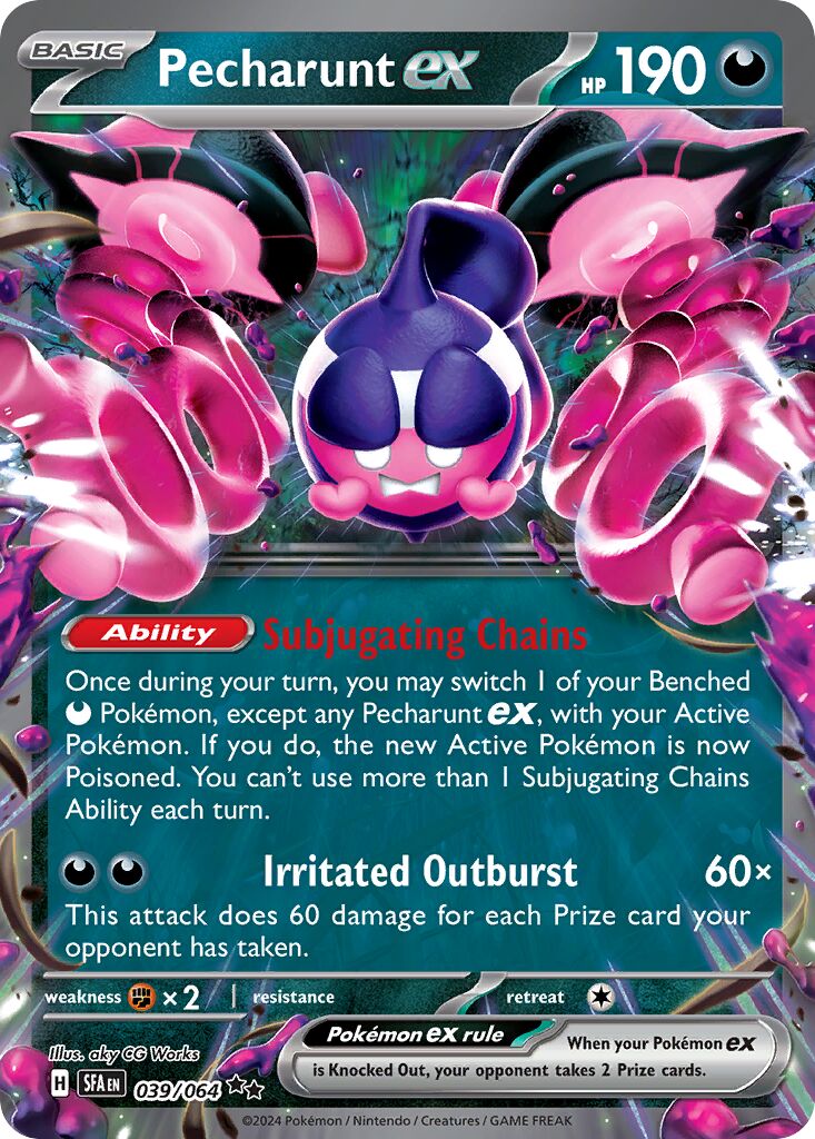 Pecharunt ex 039/64 — Shrouded Fable (English Pokémon TCG card)