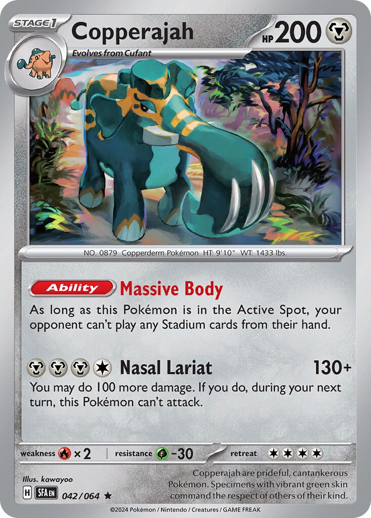 Copperajah 042/64 — Shrouded Fable (English Pokémon TCG card)