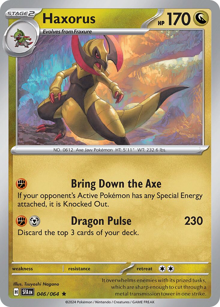 Haxorus 046/64 — Shrouded Fable (English Pokémon TCG card)
