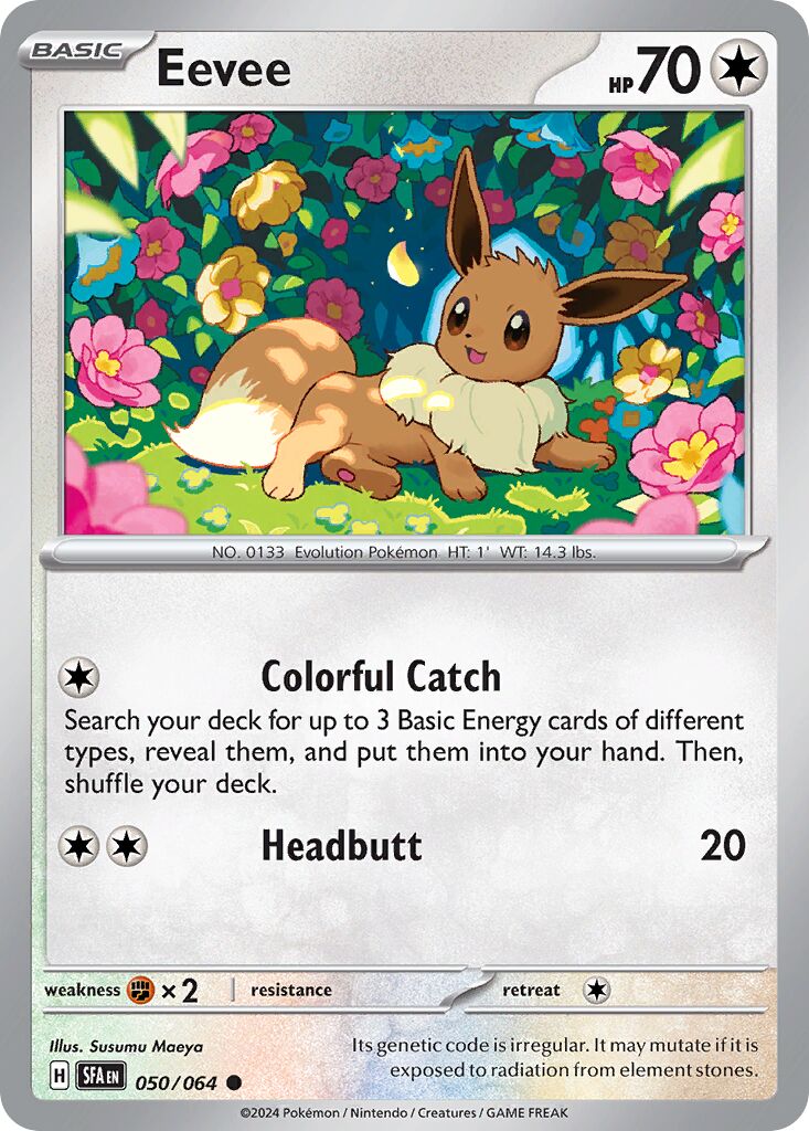 Eevee 050/64 — Shrouded Fable (English Pokémon TCG card)