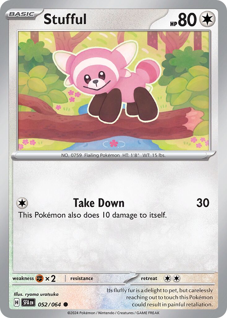 Stufful 052/64 — Shrouded Fable (English Pokémon TCG card)