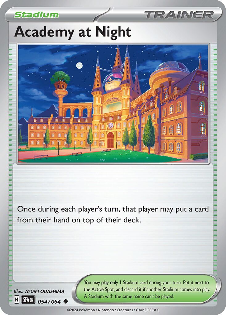 Academy at Night 054/64 — Shrouded Fable (English Pokémon TCG card)