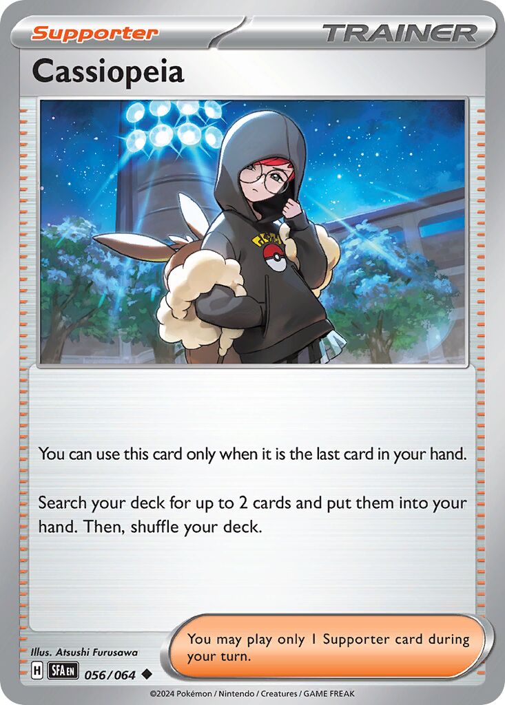 Cassiopeia 056/64 — Shrouded Fable (English Pokémon TCG card)