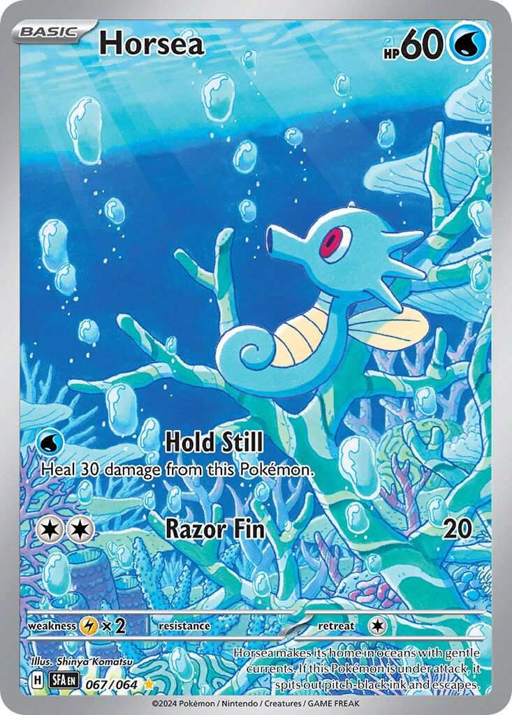 Horsea 067/64 — Shrouded Fable (English Pokémon TCG card)