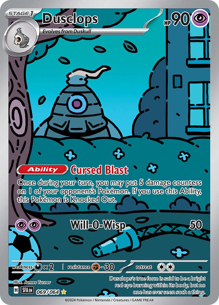 Dusclops 069/64 — Shrouded Fable (English Pokémon TCG card)