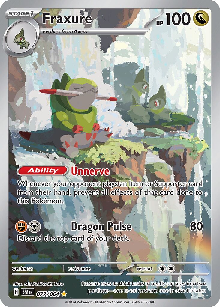 Fraxure 077/64 — Shrouded Fable (English Pokémon TCG card)