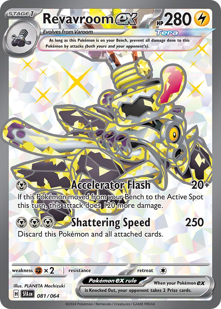 Revavroom ex 081/64 — Shrouded Fable (English Pokémon TCG card)