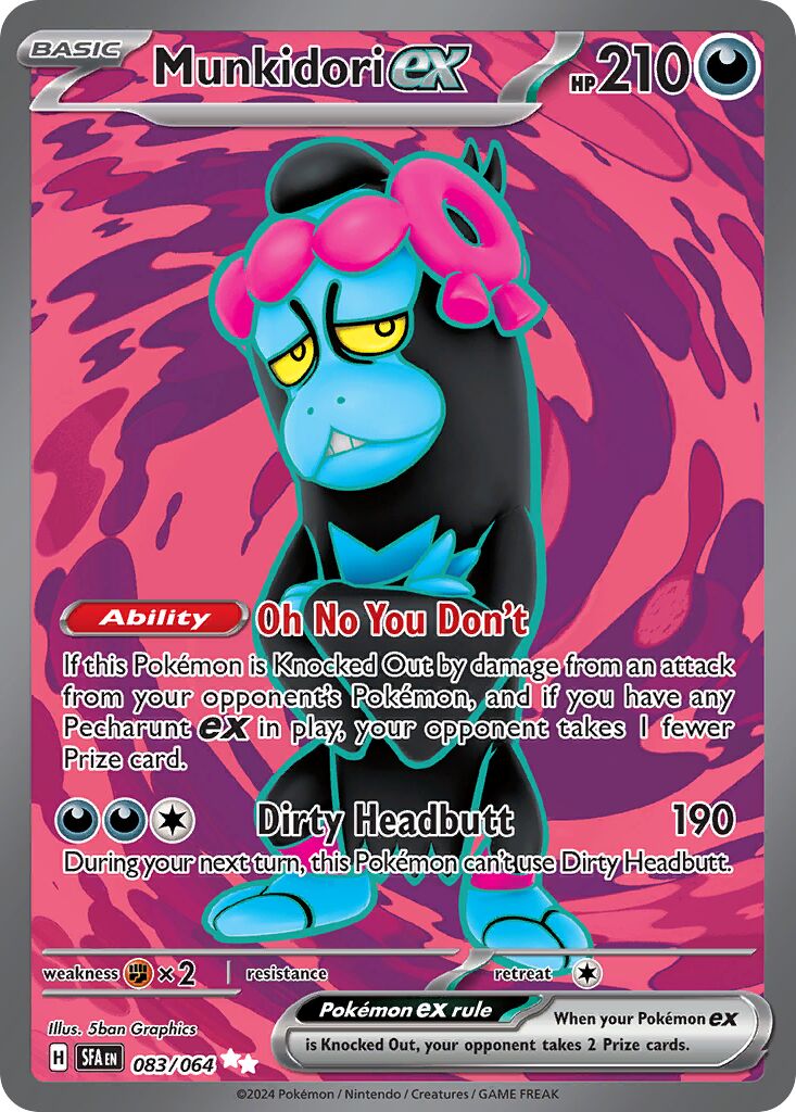Munkidori ex 200 — Bimbingan Rasi (Indonesian Pokémon TCG card)