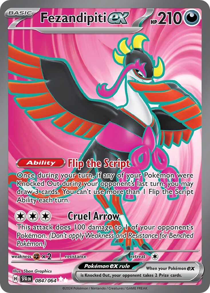 Fezandipiti ex 201 — Bimbingan Rasi (Indonesian Pokémon TCG card)
