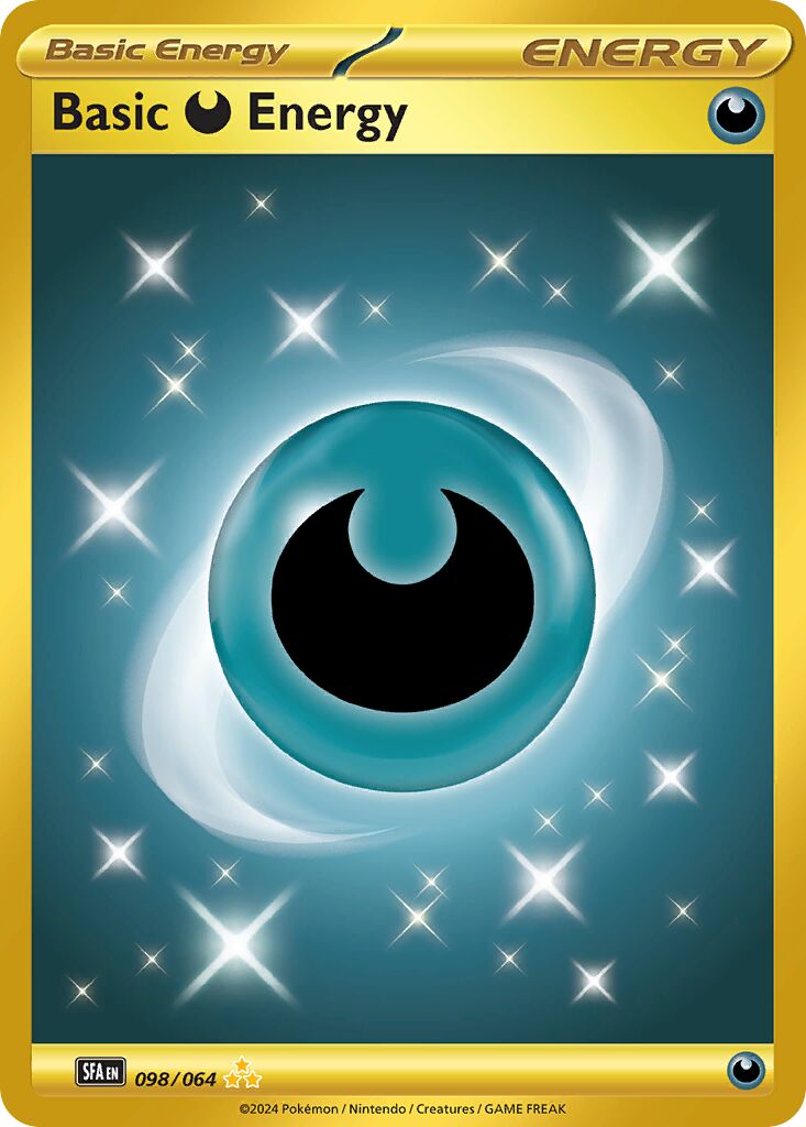 Basic Darkness Energy 098/64 — Shrouded Fable (English Pokémon TCG card)