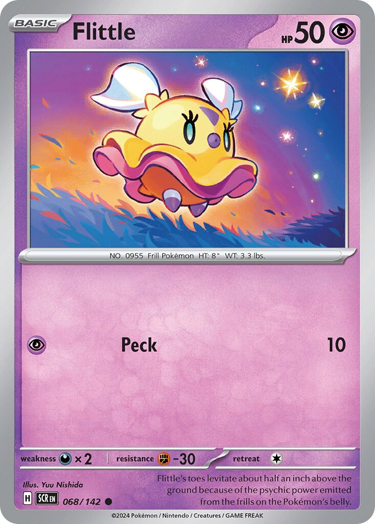 Flittle 068/142 — Stellar Crown (English Pokémon TCG card)