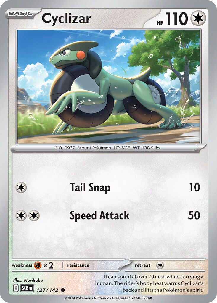 Cyclizar 127/142 — Stellar Crown (English Pokémon TCG card)