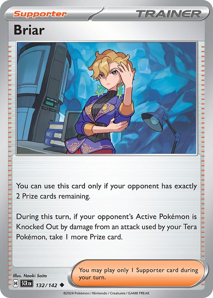 Briar 132/142 — Stellar Crown (English Pokémon TCG card)