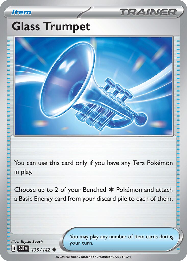 Glass Trumpet 135/142 — Stellar Crown (English Pokémon TCG card)