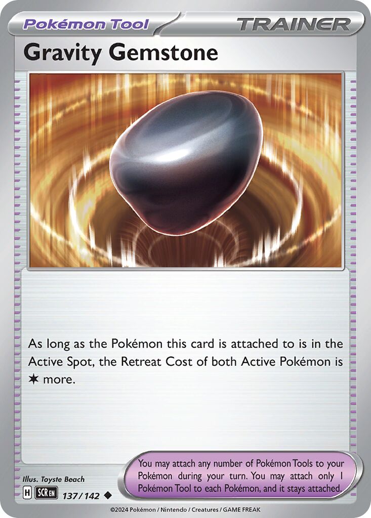 Gravity Gemstone 137/142 — Stellar Crown (English Pokémon TCG card)