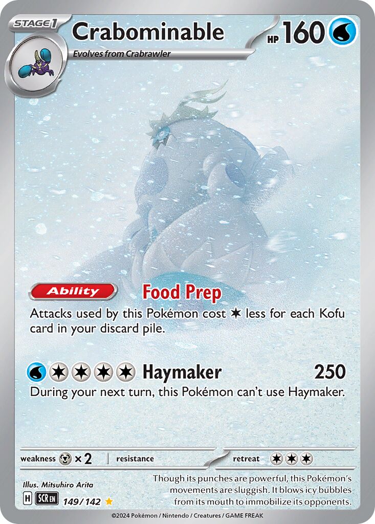 Crabominable 174 — Bimbingan Rasi (Indonesian Pokémon TCG card)