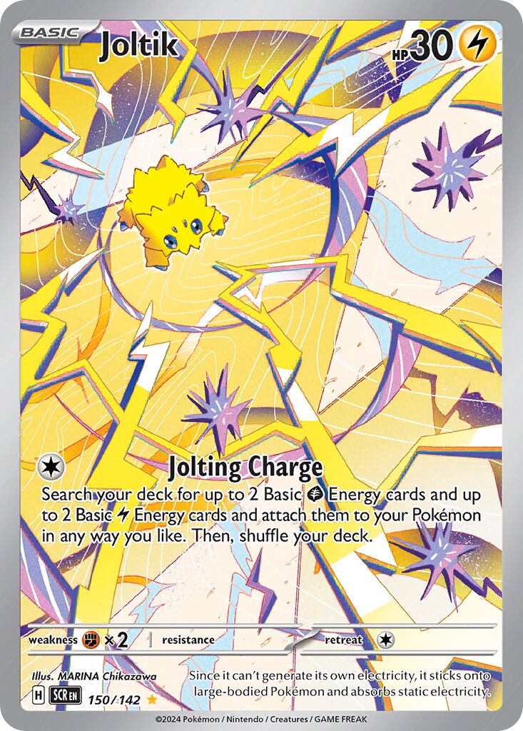 Joltik 150/142 — Stellar Crown (English Pokémon TCG card)