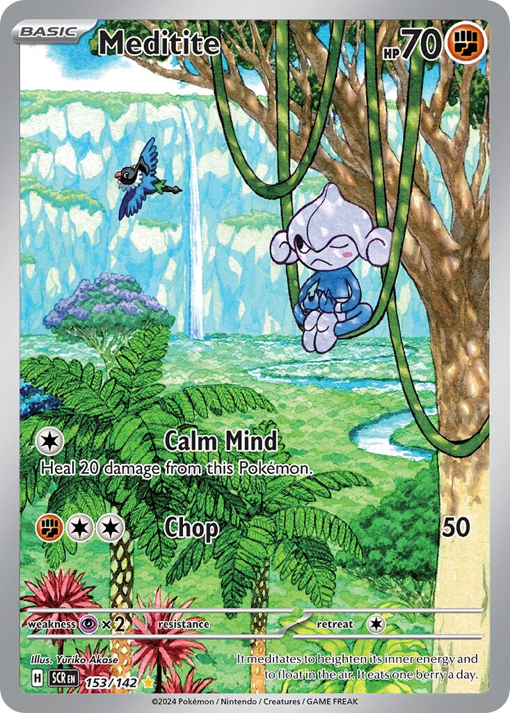 Meditite 182 — Bimbingan Rasi (Indonesian Pokémon TCG card)