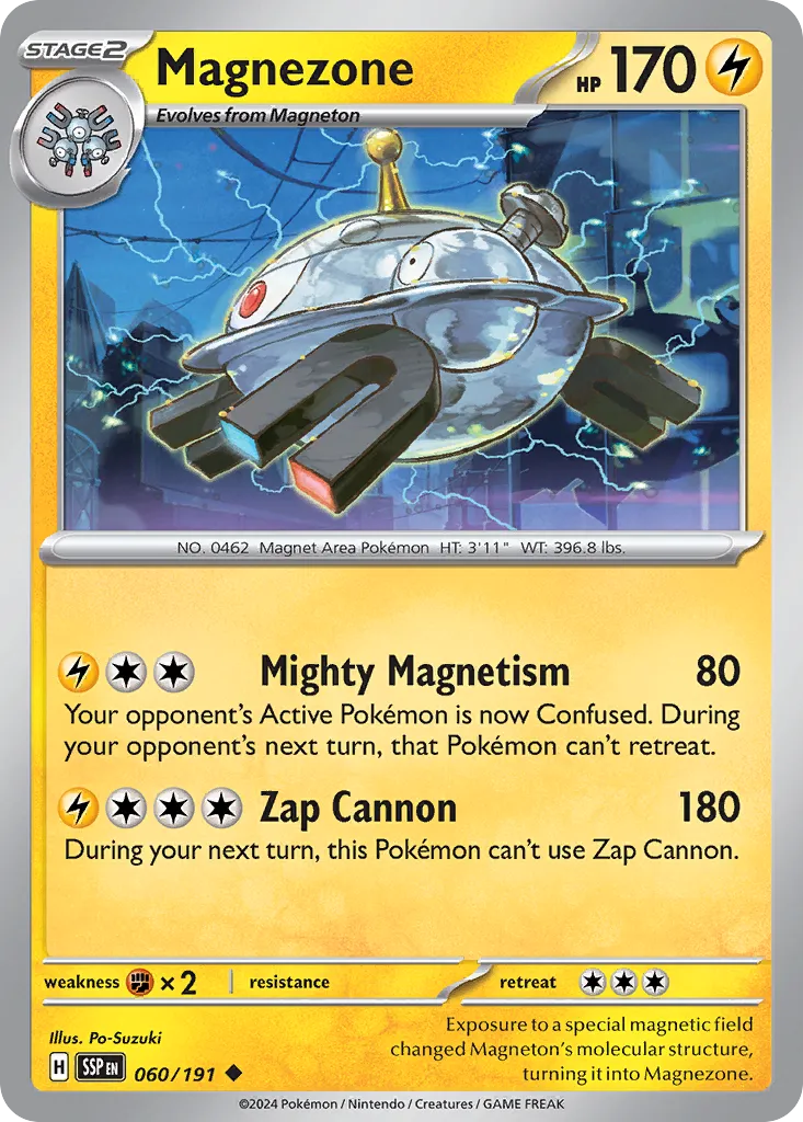 Magnezone 060/191 — Surging Sparks (English Pokémon TCG card)