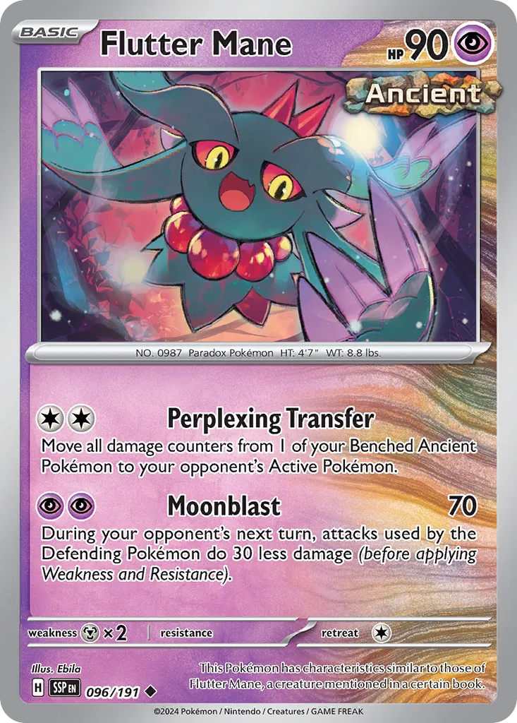 Flutter Mane 096/191 — Surging Sparks (English Pokémon TCG card)