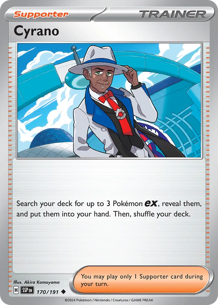 Cyrano 170/191 — Surging Sparks (English Pokémon TCG card)