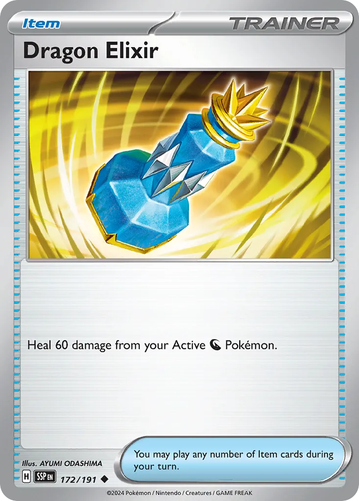 Dragon Elixir 172/191 — Surging Sparks (English Pokémon TCG card)