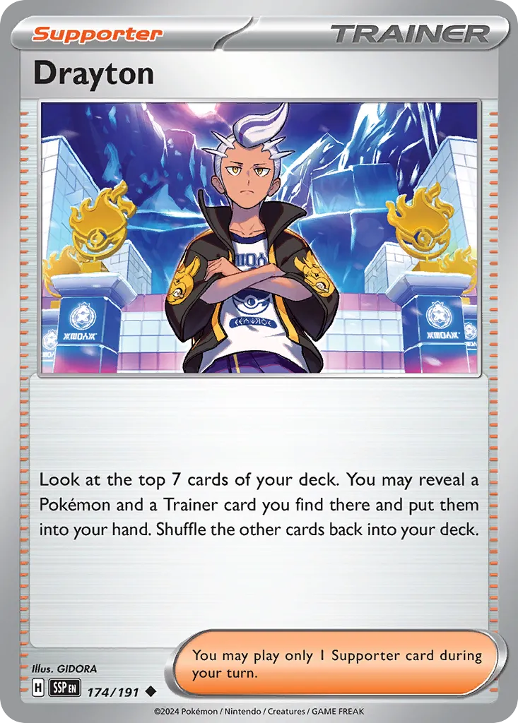 Drayton 174/191 — Surging Sparks (English Pokémon TCG card)