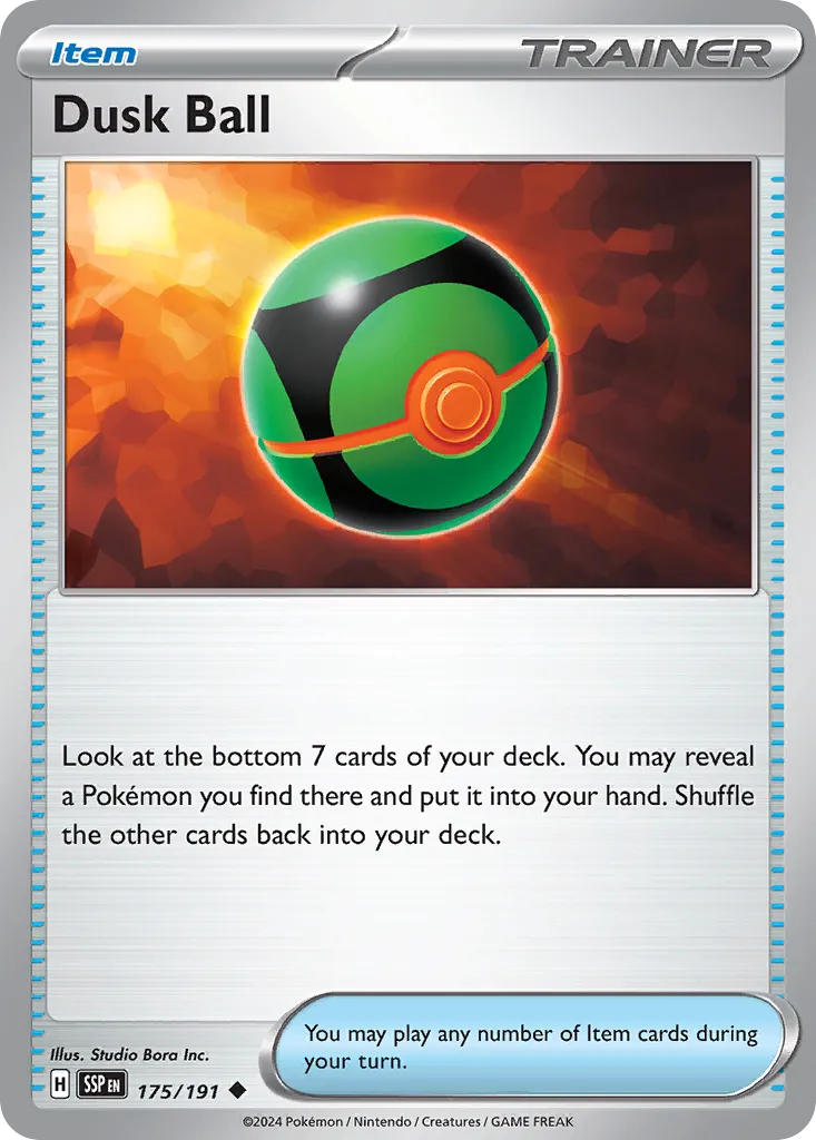 Dusk Ball 175/191 — Surging Sparks (English Pokémon TCG card)