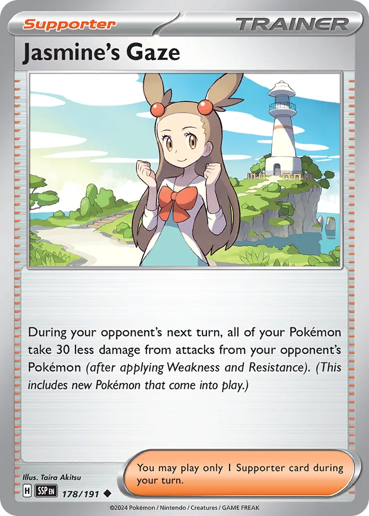 Jasmine's Gaze 178/191 — Surging Sparks (English Pokémon TCG card)