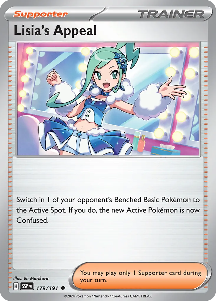 Lisia's Appeal 179/191 — Surging Sparks (English Pokémon TCG card)