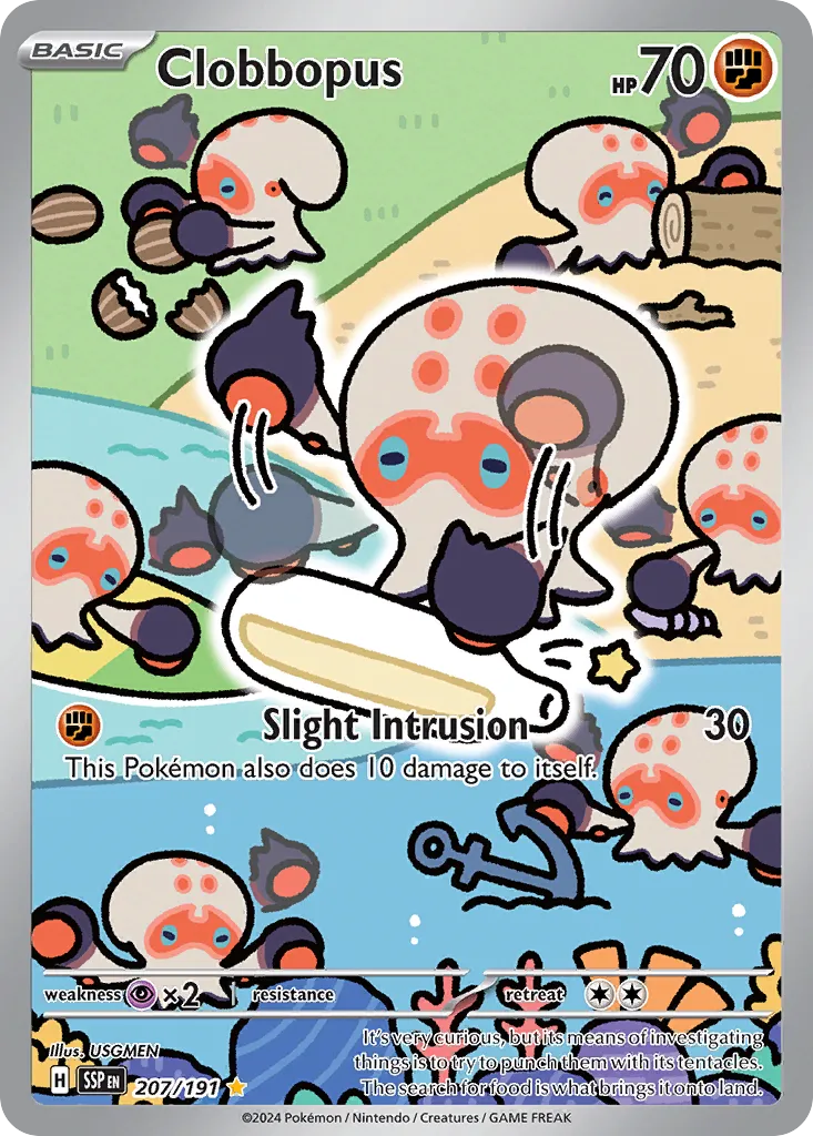 Clobbopus 207/191 — Surging Sparks (English Pokémon TCG card)