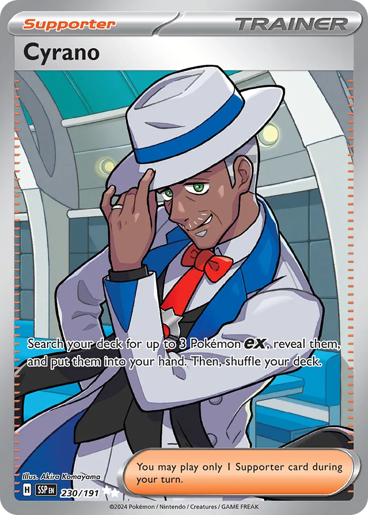 Cyrano 230/191 — Surging Sparks (English Pokémon TCG card)